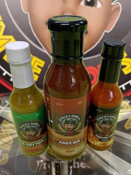 Hot 3 pack with 1871, St. Pat's Verde, and Spicy BBQ!!