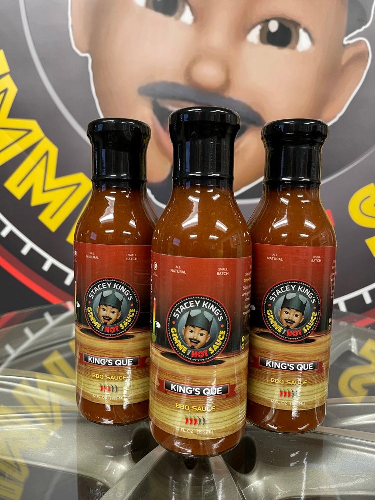3-Pack Stacey King's Delicious BBQ Sauce -The King's Que Free Shipping