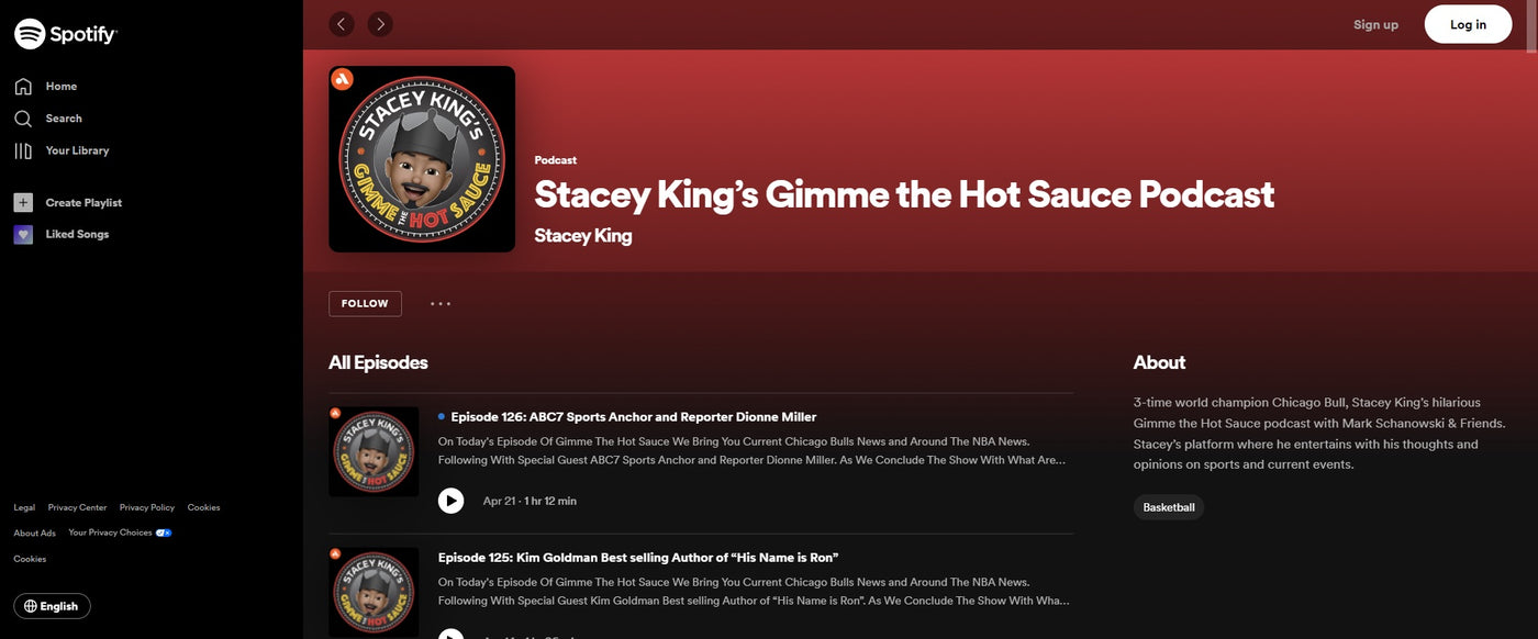 Stacey King's Gimme the Hot Sauce